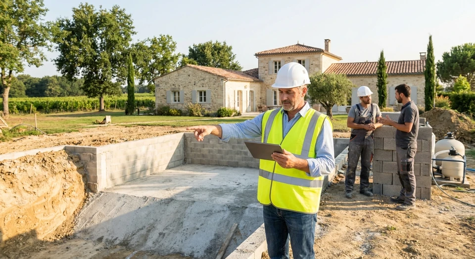 Deux ingénieurs discutent de l'avancement des travaux sur un chantier, examinent les abonnements et collaborent à l'élaboration et à la conception du projet