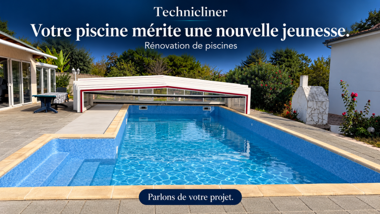 Rénovation de piscine à La Rochelle : projets clients et partenaires TECHNICLINER en Charente-Maritime